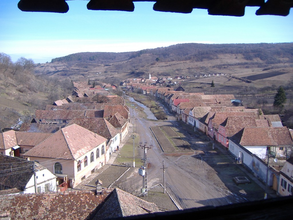 Saxon Village - View from fortified church tower