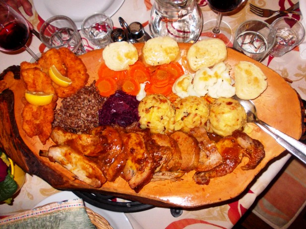 A Slovenian feast at Gostilna Pri Boštjanu - Križna Gora 