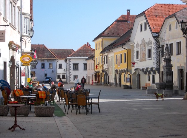 Radovljica: Another historically rich Medieval town with a quiet workaday atmosphere - close to Bled