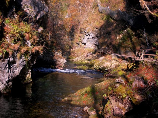 Dramatic Vintgar Gorge - within walking distance from Lake Bled
