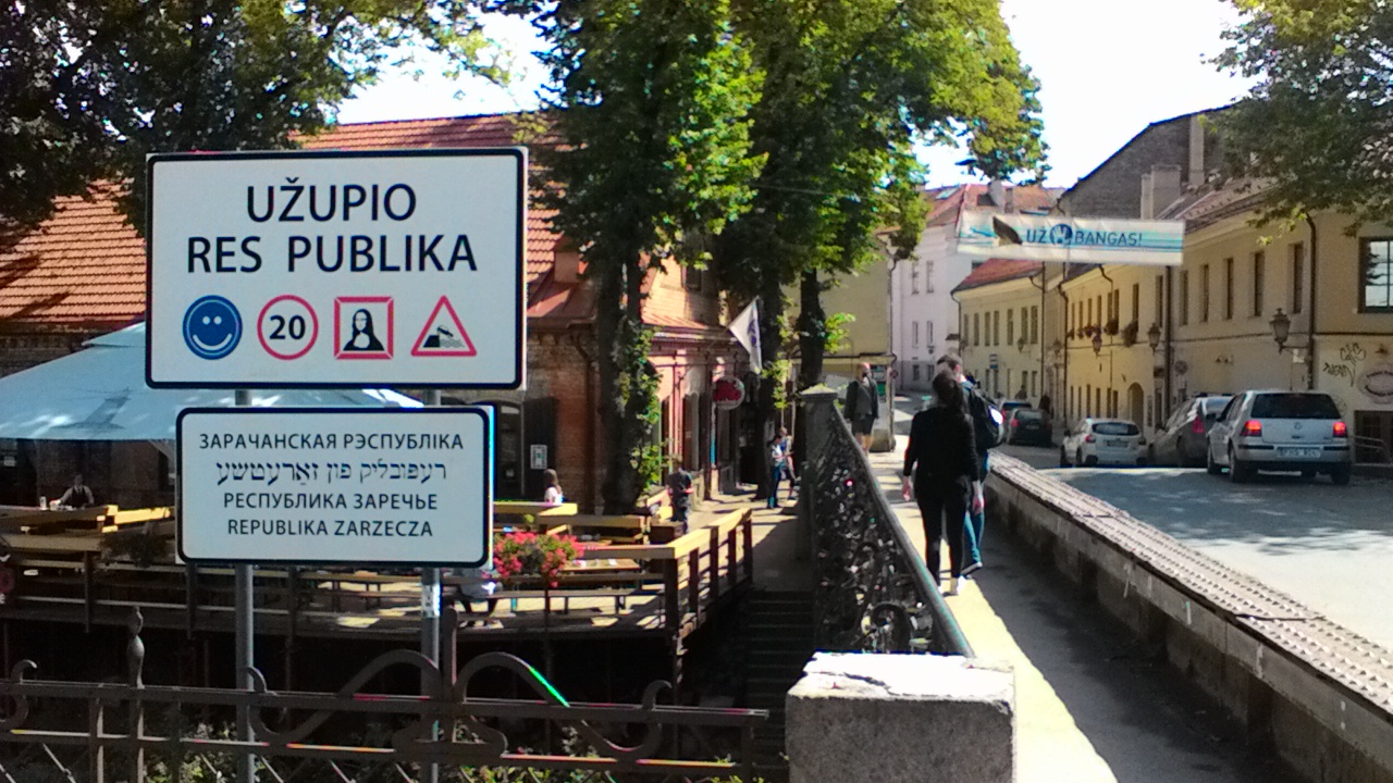 "Republic of Užupis" IN Vilnius 